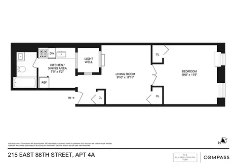 215 E 88th St #4A, New York, NY 10128