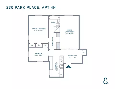230 Park Pl #4-H, Brooklyn, NY 11238