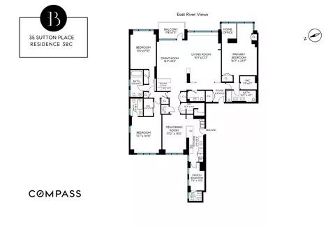 35 Sutton Pl #3BC, New York, NY 10022