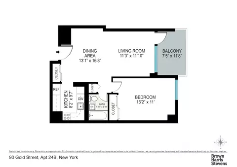 90 Gold St #24B, New York, NY 10038