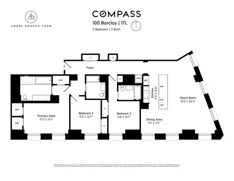 100 Barclay St #17L, New York, NY 10007