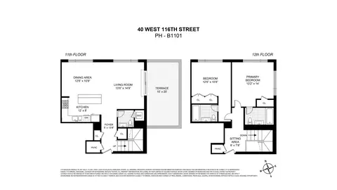 40 W 116th St #PHB1101, New York, NY 10026