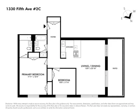 1330 Fifth Ave #2C, New York, NY 10026