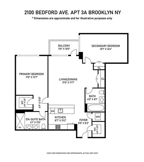 2100 Bedford Ave #3A, Brooklyn, NY 11226