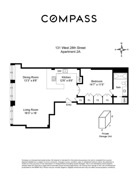 133-131 W 28th St #2A, New York, NY 10001