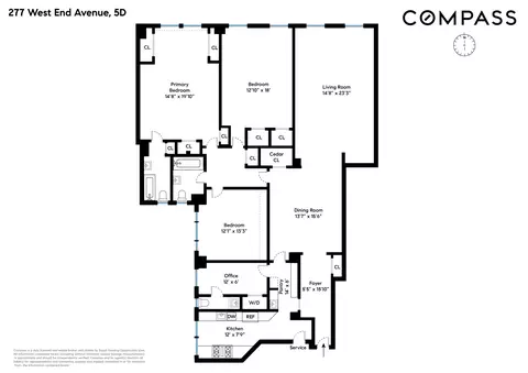 277 W End Ave #5D, New York, NY 10023