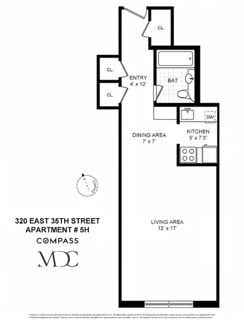 320 E 35th St #5H, New York, NY 10016