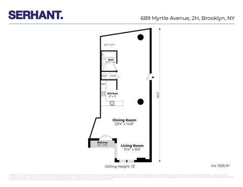 689 Myrtle Ave #2H, Brooklyn, NY 11205