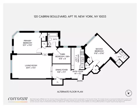 120 Cabrini Blvd #111, New York, NY 10033