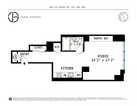 1485 5th Ave #12G, New York, NY 10035