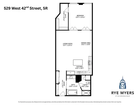 529 W 42nd St #5R, New York, NY 10036