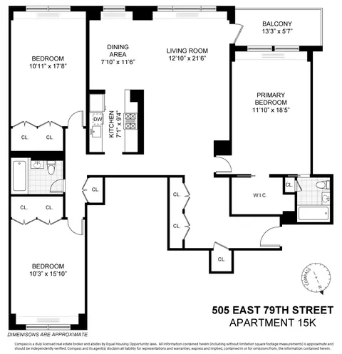 505 E 79th St #15K, New York, NY 10075