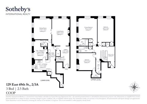 129 E 69th St #2/3A, New York, NY 10021