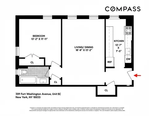 359 Fort Washington Ave #5C, New York, NY 10033