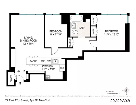 77 E 12th St #3F, New York, NY 10003