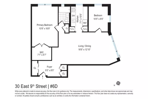 30 E 9th St #6D, New York, NY 10003
