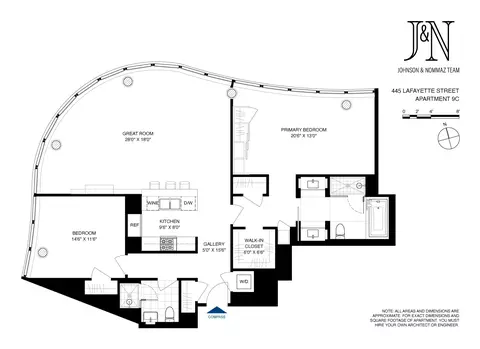 445 Lafayette St #9C, New York, NY 10003