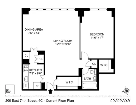 200 E 74th St #4C, New York, NY 10021