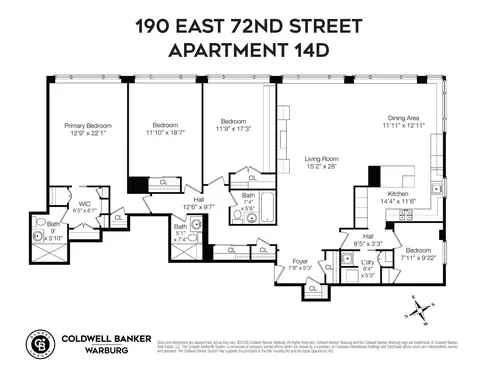 190 E 72nd St #14D, New York, NY 10021