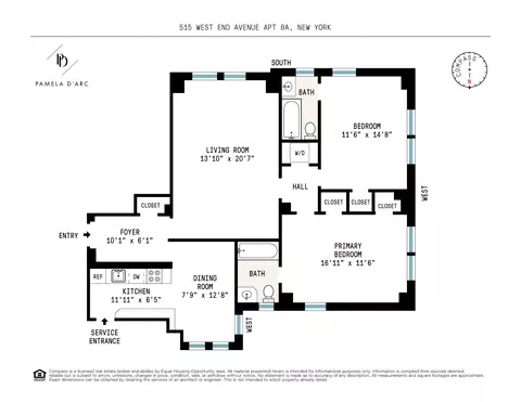 515 W End Ave #8A, New York, NY 10024