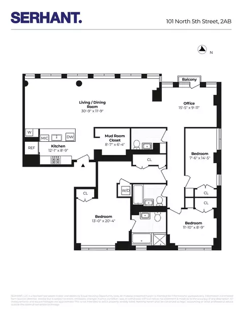 101 N 5th St #2AB, Brooklyn, NY 11249