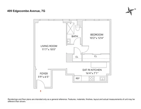 409 Edgecombe Ave #7G, New York, NY 10032