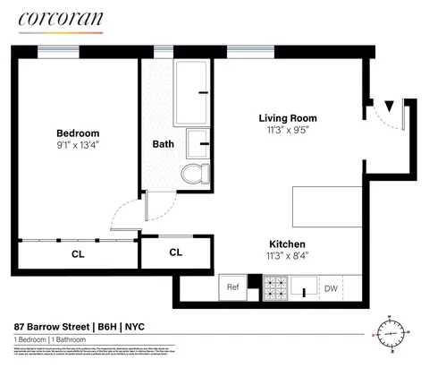 87 Barrow St #B6H, New York, NY 10014