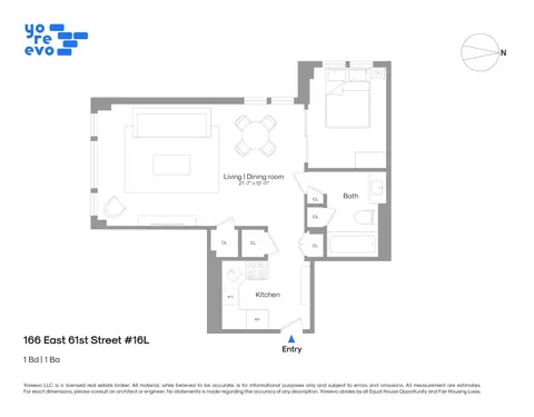 166 E 61st St #16L, New York, NY 10065