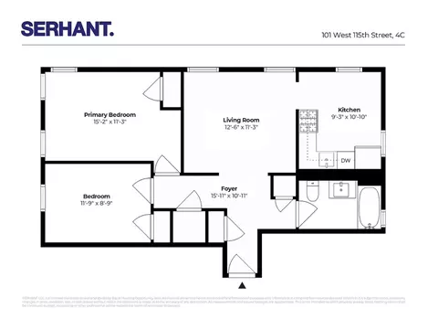 101 W 115th St #4C, New York, NY 10026