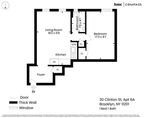 30 Clinton St #6A, Brooklyn, NY 11201