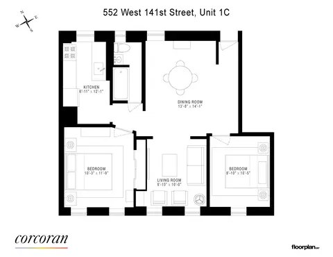 552 W 141st St #1C, New York, NY 10031