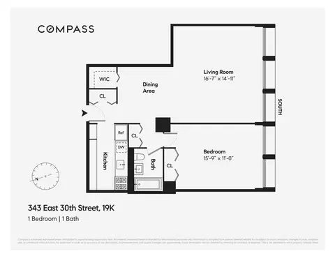 343 E 30th St #19K, New York, NY 10016