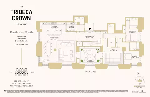 100 Barclay St #PHSOUTH, New York, NY 10007