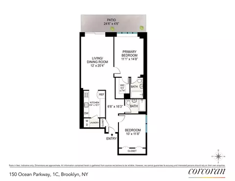 150 Ocean Pkwy #1C, Brooklyn, NY 11218