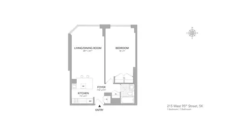 215 W 95th St #5K, New York, NY 10025