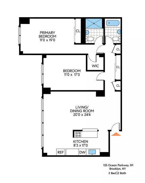 135 Ocean Pkwy #1M, Brooklyn, NY 11218
