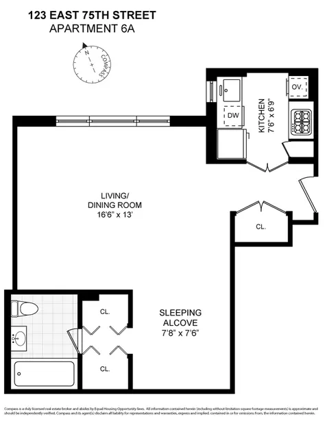 123 E 75th St #6A, New York, NY 10021
