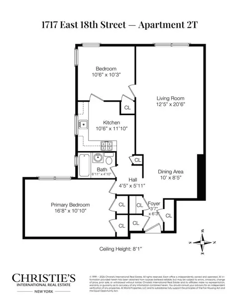 1717 E 18th St #2T, Brooklyn, NY 11229