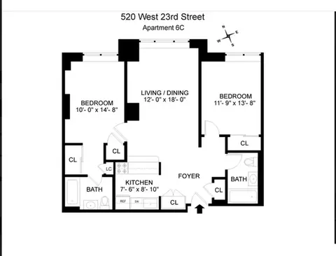 520 W 23rd St #6-C, New York, NY 10011