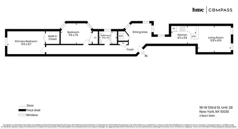 161 W 133rd St #2B, New York, NY 10030