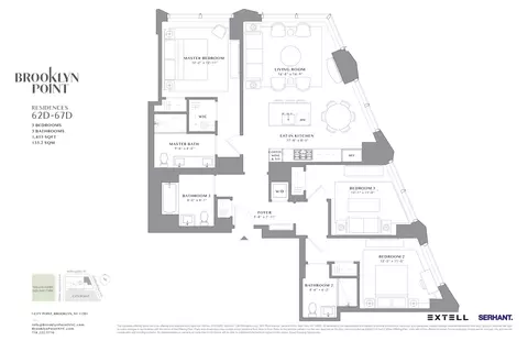 1 City Pt #66D, Brooklyn, NY 11201