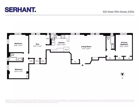 532 W 111th St #53/54, New York, NY 10025