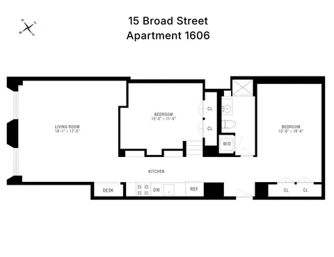 15 Broad St #1606, New York, NY 10005