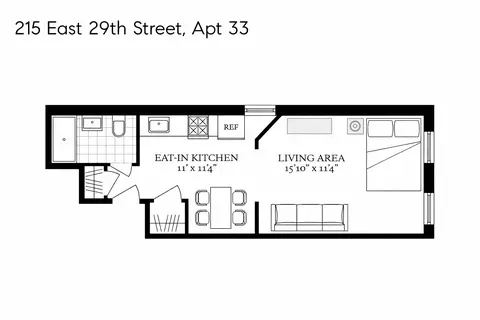 215 E 29th St #33, New York, NY 10016