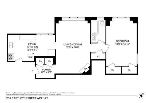 235 E 22nd St #12T, New York, NY 10010