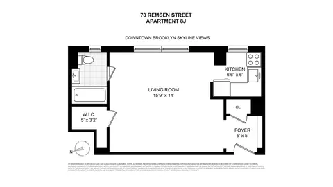 70 Remsen St #8J, Brooklyn, NY 11201