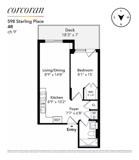 598 Sterling Pl #4R, Brooklyn, NY 11238