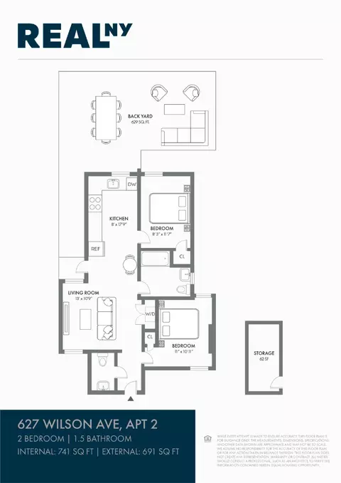 627 Wilson Ave #2, Brooklyn, NY 11207