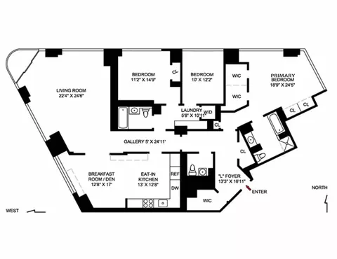 272 W 107th St #15C, New York, NY 10025