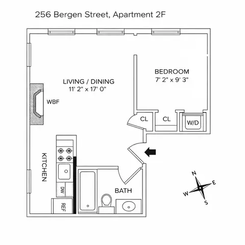 256 Bergen St #2F, Brooklyn, NY 11217